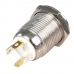 Waterproof Matel Push Button with LED - Panel Mount 12mm